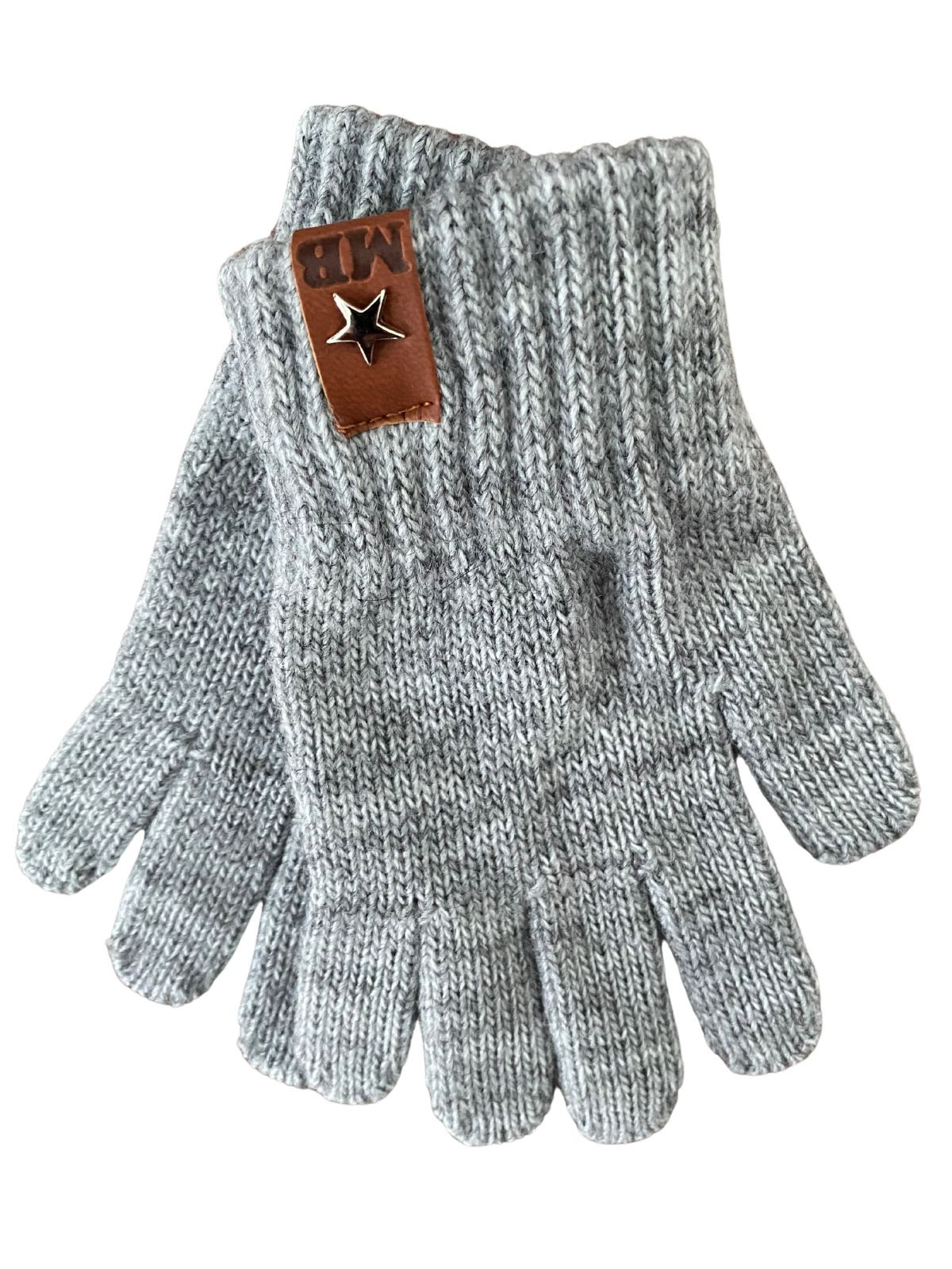 Gants tricotés pour enfant 2-4 ans, Ariel_gris
