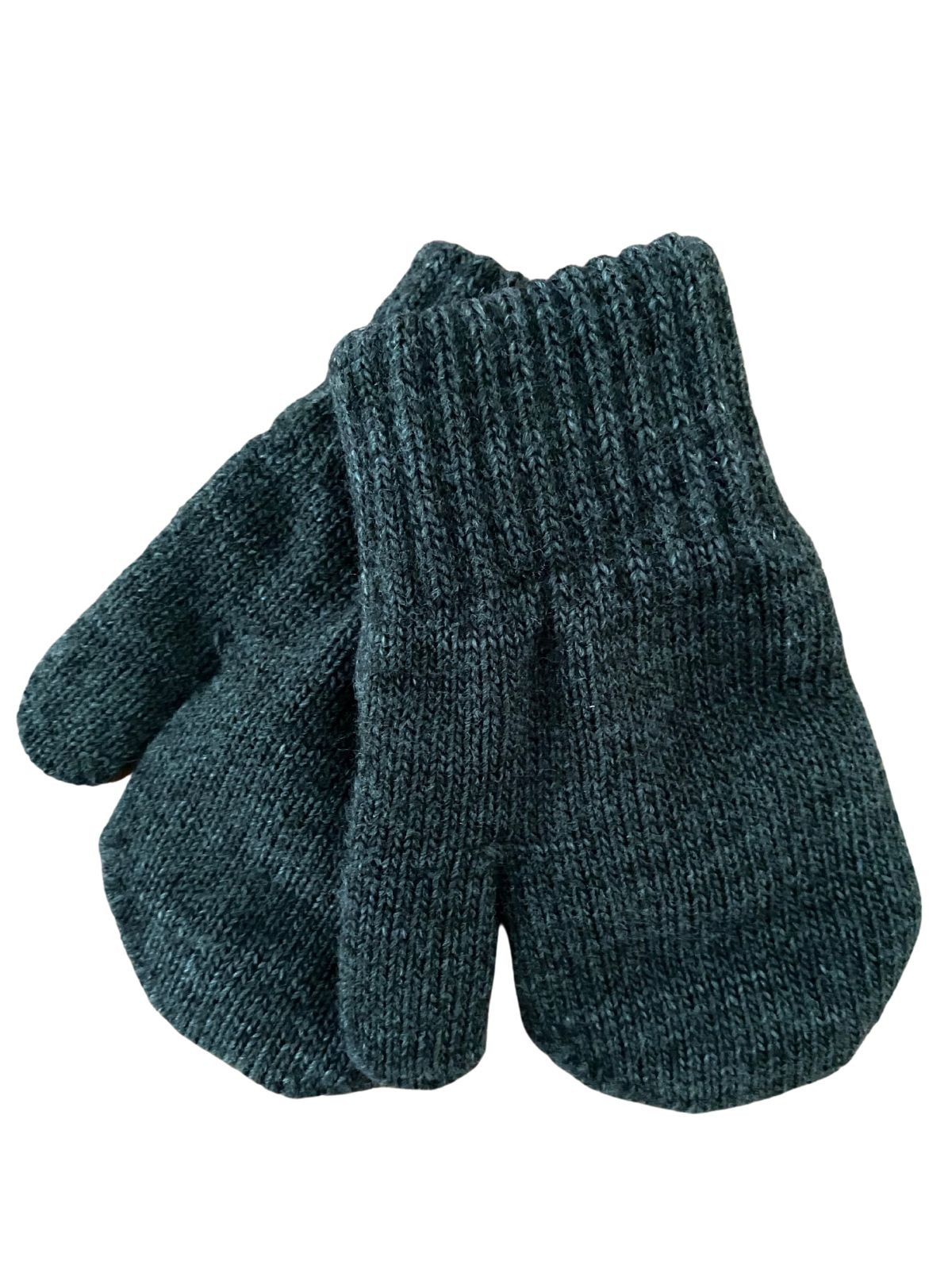 Mitaines tricotés pour enfant 3-5 ans, Basic35_charcoal