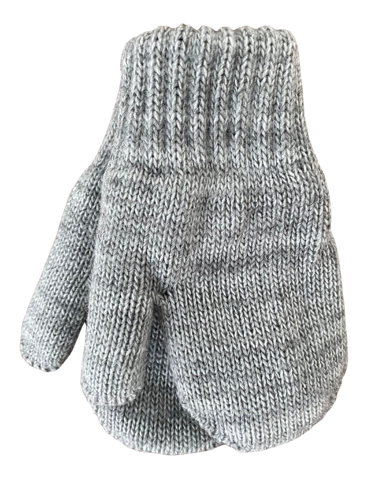 Mitaines tricotés pour enfant 2-3 ans, Basic_gris
