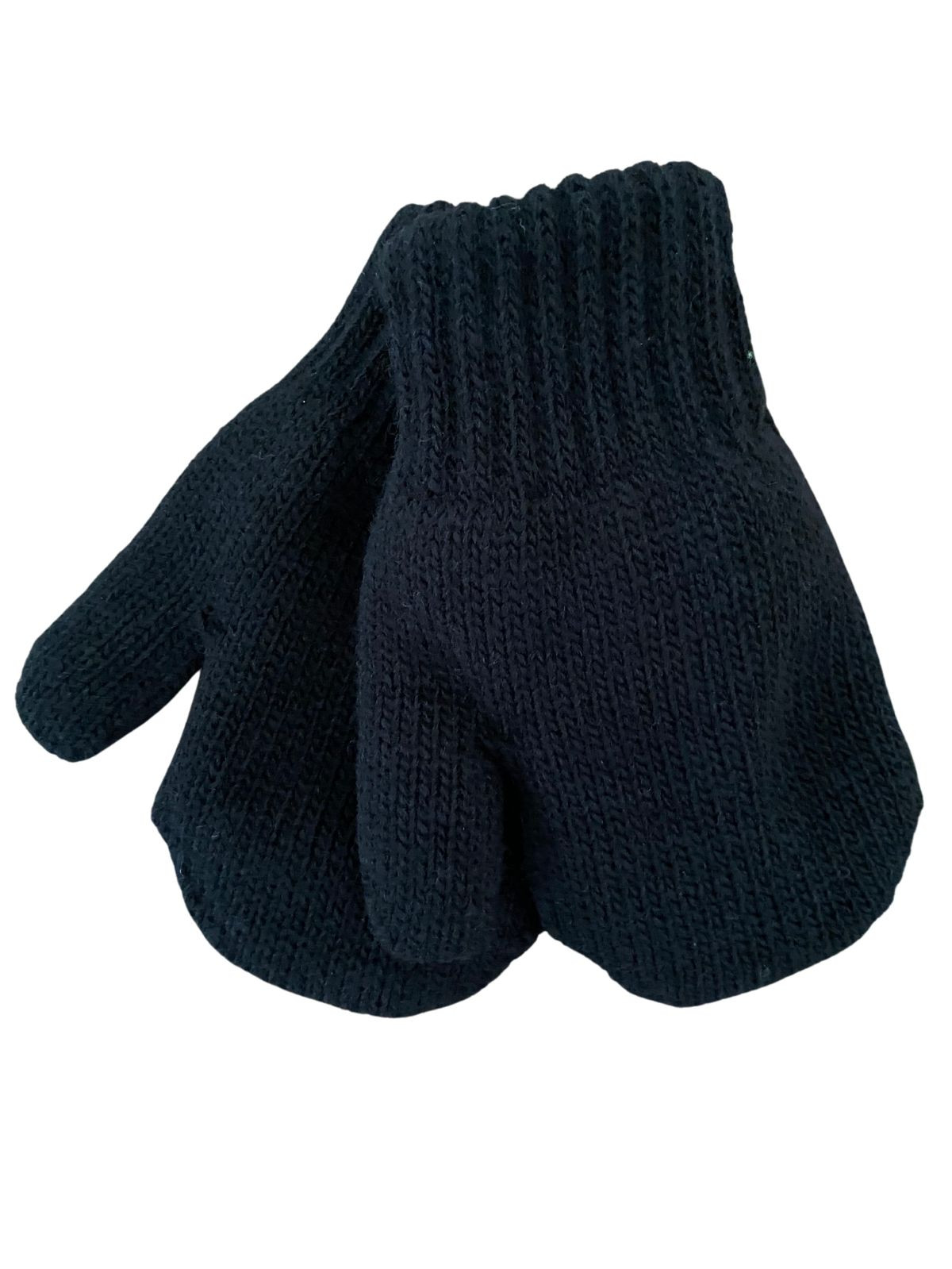Mitaines tricotés pour enfant 0-24 mois, Mono_noir