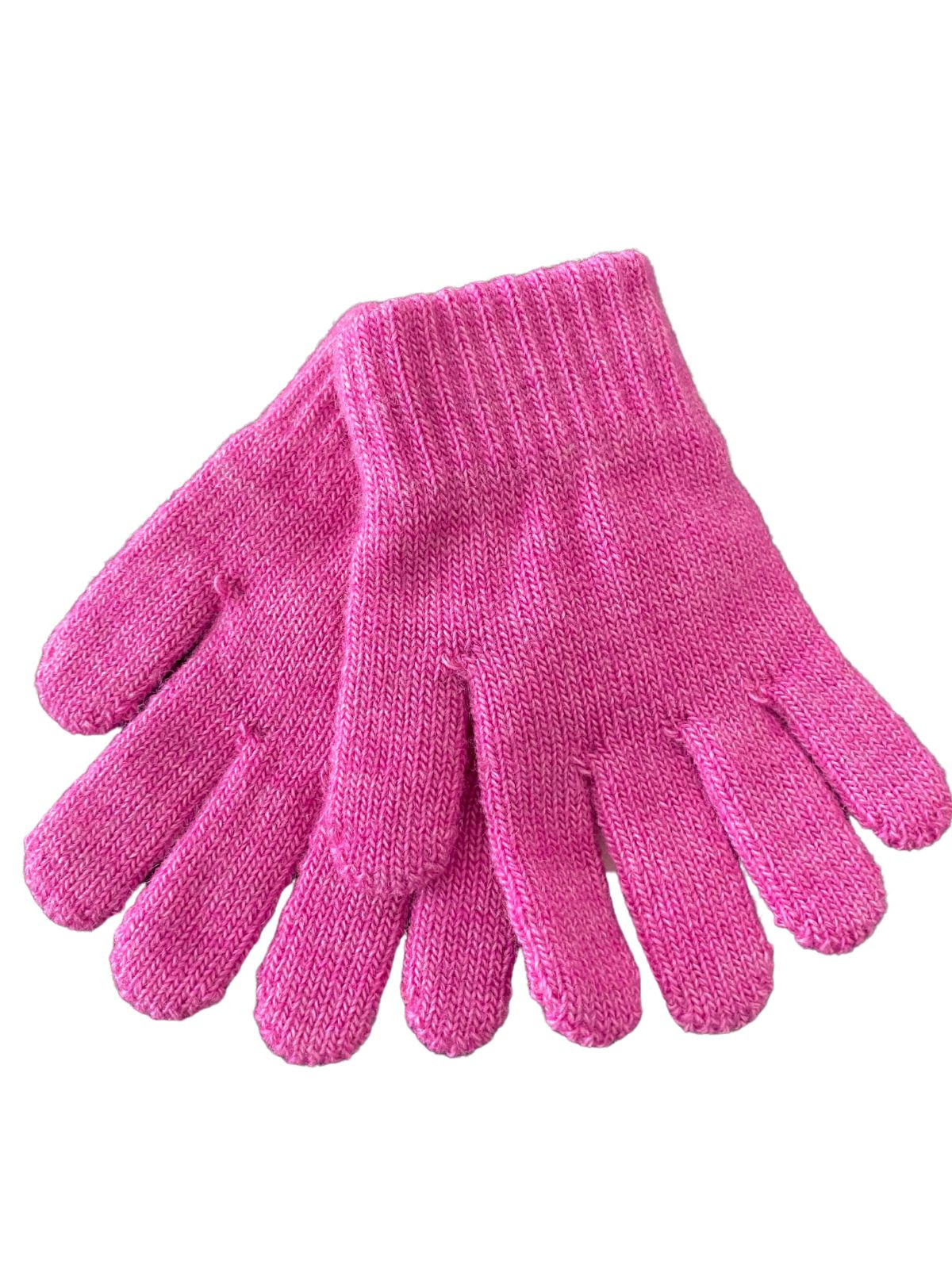 Gants tricotés pour enfant 5-8 ans, Sempi58fuschia