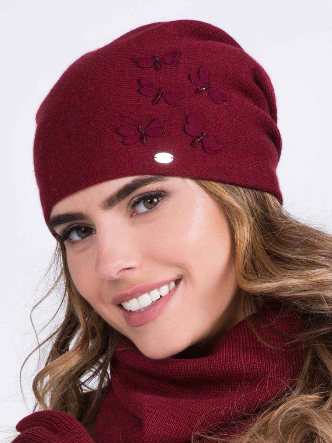 chapeau d'hiver chic mode chapeau tricoté en plein air pour femmes