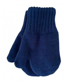 Mitaines tricotés pour enfant 3-5 ans, Basic35_b.marin