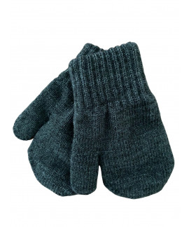 Mitaines tricotés pour enfant 3-5 ans, Basic35_charcoal