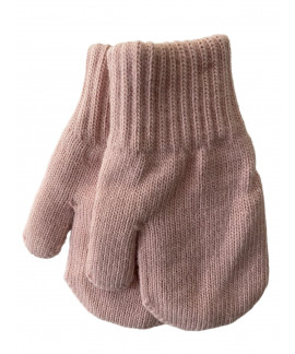 Mitaines tricotés pour enfant 3-5 ans, Basic35_rose